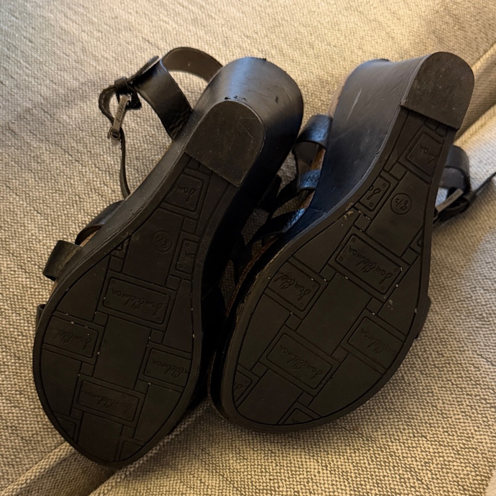 Sam Edelman Black Leather Heels - Picture 4 of 7